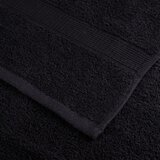 Premium ručnici za goste SOLUND 10 kom. crni 30x50 cm 600 g/m² | shoptok.hr