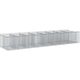  Gabionski uzdignuti krevet 3 pcs Srebrna | shoptok.hr