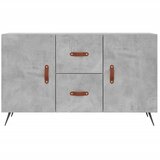  Komoda siva boja betona 100x36x60 cm od konstruiranog drva | Eponuda.com