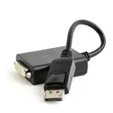 v.1.2 adapter GEMBIRD, A-DPM-DVIF-03, muški na ženski DVI Dual-Link, 10 cm, black