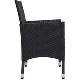  5-dijelni vrtni blagovaonski set crni | shoptok.hr