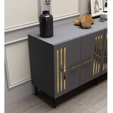 Hanah home komoda junes anthracite gold | ePonuda.com