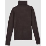 Defacto Relax Fit Turtleneck Cashmere Textured Extra Soft Sweater | Shoptok.si