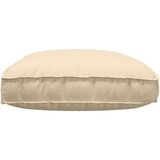 vidaXL Zunanja Blazina Bež Bombaž 120 x 12 x 80 cm Odstranljive Prevleke | Shoptok.si