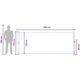  Retraktabilna bočna tende Antracit 300 x 140 cm Poliester | Eponuda.com
