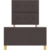  Postelja Temno Rjava 80x200 cm Tkanina, (22052357) | Shoptok.si