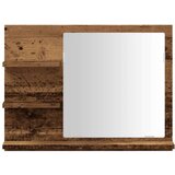 vidaXL Kupaonski ormarić s ogledalom Old Wood 60x10,5x45 cm | shoptok.hr