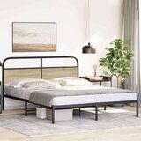 vidaXL Posteljni okvir brez vzmetnice 160x200 cm sonoma hrast inž. les | Shoptok.si