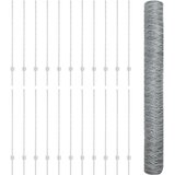  Ograjne paličice 22 kosov U-kanal 120 cm Pozlačeno jeklo, Šesterokotna ograja 1.2x50 m Pozlačeno jeklo | Shoptok.si