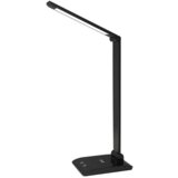 Asalite namizna LED svetilka z zatemnitvijo 7W 450lm CCT brezžična USB, črna | Shoptok.si