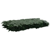  Zaslon za balkon s lišćem Tamnozelena 500 x 100 cm | shoptok.hr