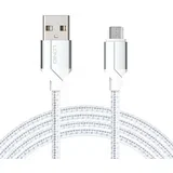 DATA KABEL MICRO USB DOUBLE SIDED srebrni 2m