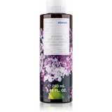 Korres Lilac opojen gel za prhanje z vonjem cvetja 250 ml