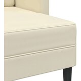 SOFA 2-sjed s ležaljkom u obliku slova L krem umjetna koža | shoptok.hr