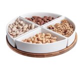 Altom design set od 4 posude na podlozi od bambusa, okrugli 25,5 cm - 01010052539 | shoptok.hr