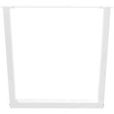  noge jedilne mize v-oblika 3 kosi bela 80x(72-73,3) cm jeklo | Shoptok.si