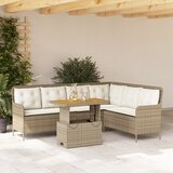  2-dijelni set vrtnih sofa od poliratana s jastucima bež | shoptok.hr