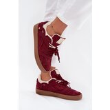 Boto Women's Sneakers Platform with Fur Lined Bordeaux Solvia | Shoptok.si