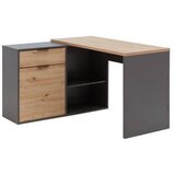 Mömax Pisalna Miza Samson - Exklusiv-,hrast/siva B. | Shoptok.si