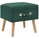 Furnova Nočne omarice 2 kosa žamet 40x35x40 cm zelene, (21926153) | Shoptok.si