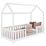  Dječji krevet House 80x160 s ogradom i okvirom D8 | shoptok.hr