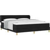 Box Spring Postelja z Vzmetnico Črna 180x200 cm Tkanina, (22052183) | Shoptok.si