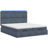 Krevet od pjene s madracem i LED-om Tamnosiva 160 x 200 cm | shoptok.hr