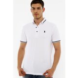 Dewberry T8586 MEN'S POLO NECK T-SHIRT-WHITE | Shoptok.si