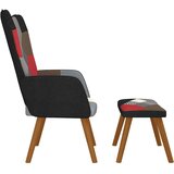  Stolica za opuštanje s osloncem za noge patchwork od tkanine | shoptok.hr