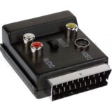  InLine 89959 prilagodnik za video kabel SCART (21-pin) 3 x RCA + S-Video Crno Cene