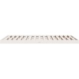  Krevet s daskama Bijelo 213,5 x 184 x 9 cm Čvrsto borovo drvo | shoptok.hr