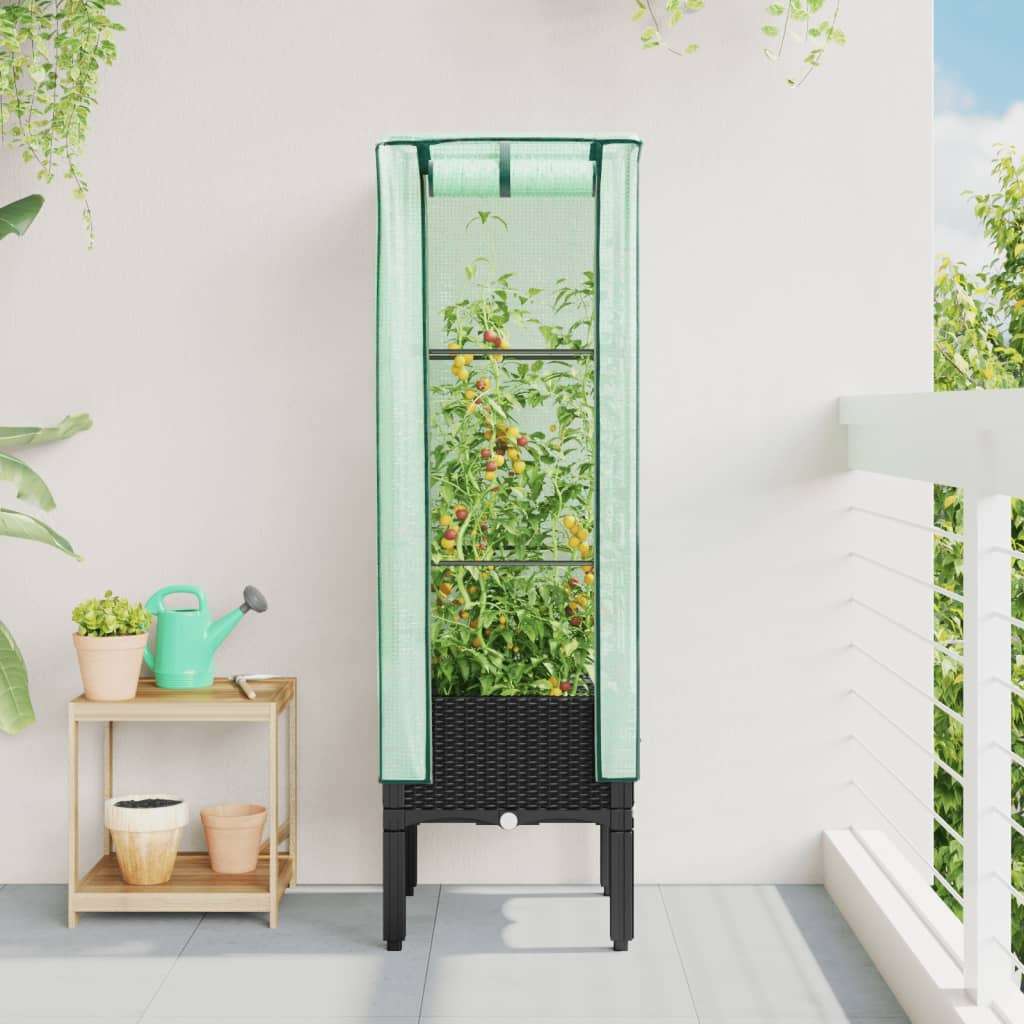  Povišena gredica s pokrovom za staklenik 40 x 40 x 140 cm | shoptok.hr