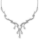  Ženska oliver weber again crystal ogrlica sa belim swarovski perlama i kristalima ( 12206 ) Cene