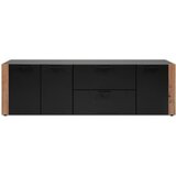 MID.YOU nizka omarica antracit, hrast artisan | Shoptok.si