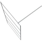 Pregrada za tuš srebrna 115 x 195 cm s prozirnim staklom ESG | Eponuda.ba