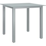 vidaXL 5-dijelni vrtni blagovaonski set aluminijski srebrno-crni | shoptok.hr