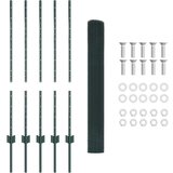 Set ograde za vrt Set od 2 Zelena Metal 10 x 1 m Izdržljivo | shoptok.hr