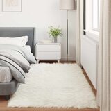  Tepih od umjetne ovčje kože TAFALLA Bijela 100 x 200 cm | shoptok.hr
