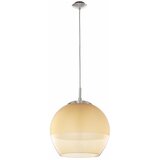  BRILAGI-LED Luster na sajli RETRO GLASS 1xE27/60W/230V matni hrom/zadimljeno bež Cene