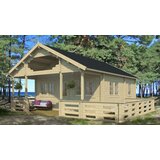 Male kuće Drvena kuća MANTOVA with Sleeping Loft 595 × 595 cm sa šindrom | shoptok.hr