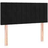 Box spring postelja z vzmetnico črna 90x200 cm žamet, (20894152) | Shoptok.si
