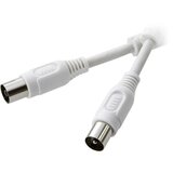 SpeaKa Professional Antenski priključni kabel [1x antenski vtikač 75 - 1x antenski vtičnica 75 ] 1.50 m 90 dB mit Ferritkern bel (20431425) Cene