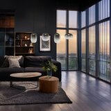  LED luster na sajli VASO LED/15W/230V crna/dimljena | Eponuda.com