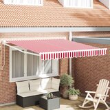  Povlačivi tende Crvena i bijela 300 x 250 cm | shoptok.hr