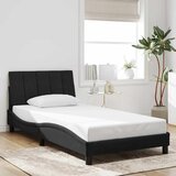  Okvir za krevet bez madraca Hanko crni 100x200 cm baršunasti | shoptok.hr