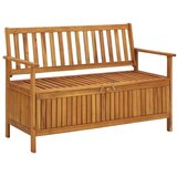  Klupa za pohranu 120 cm od masivnog bagremovog drva | shoptok.hr