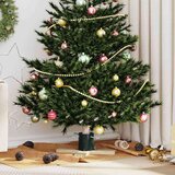vidaXL Stojalo za božično drevo 1.73 Zelena 50 x 50 x 16 cm | Shoptok.si