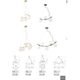  Redo 01-2715 - Viseći luster na sajli VOLLEY 3xE14/28W/230V zlatna | Eponuda.com