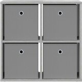  Strani šal s predalom Betonsko siva 59,5 x 27 x 57 cm, (5000233808) | Shoptok.si