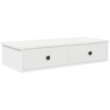  Zidna polica s ladicama bijela 80x34x17 cm izrađeno drvo | shoptok.hr